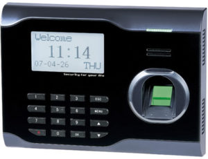 Biometrics time attendance machine